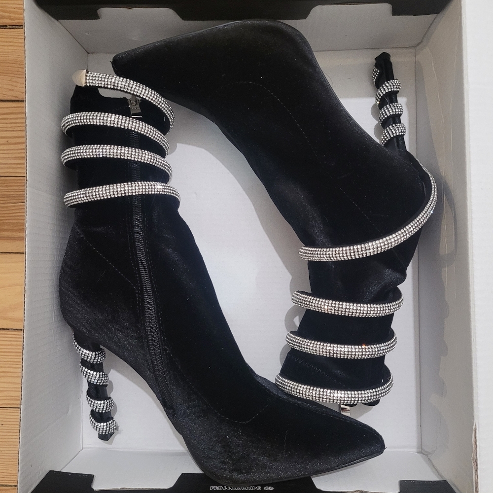 Heels: Windsor Shaya Mid-Calf Booties